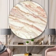 thumbnail image 3 of Designart 'Copper Dreams watercolor ' Shabby Chic Metal Circle Wall Art, 3 of 3