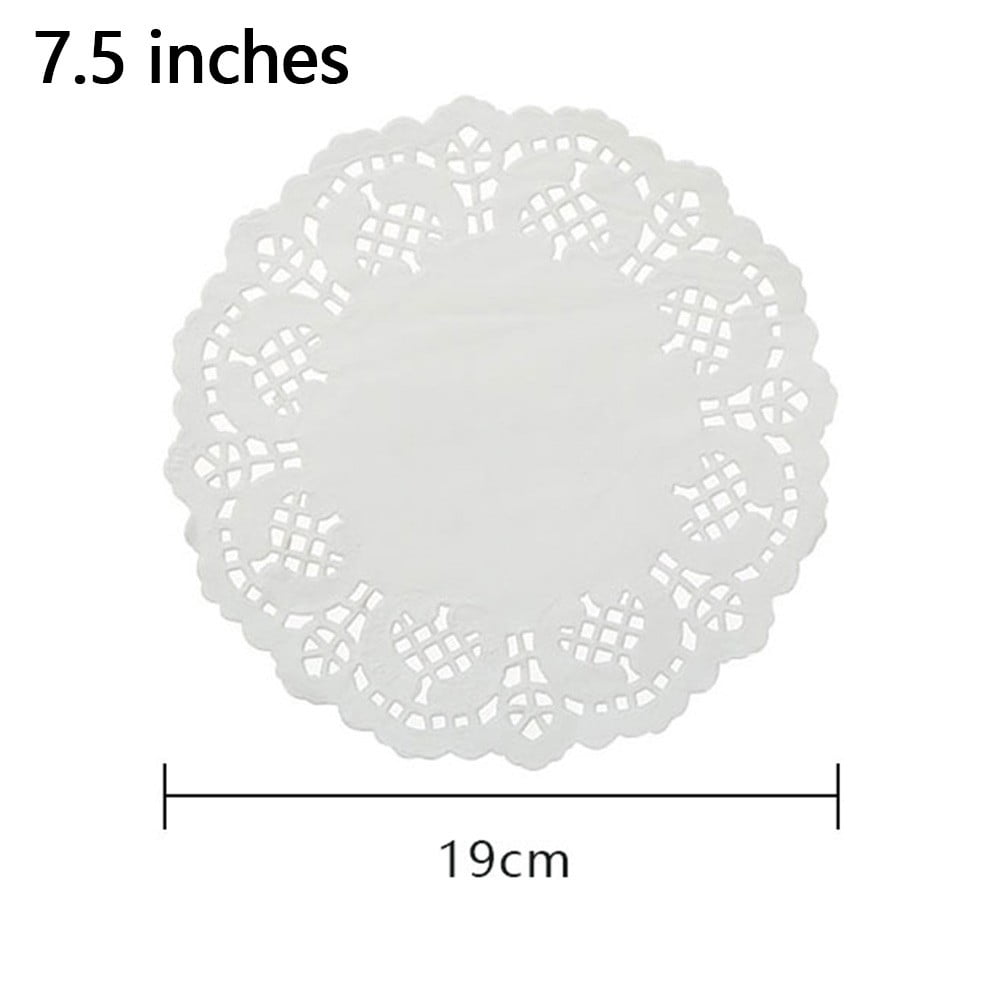 Buy 140 Pack Elegant Assorted Paper Lace Doilies Size 4.5, 5.5, 6.5