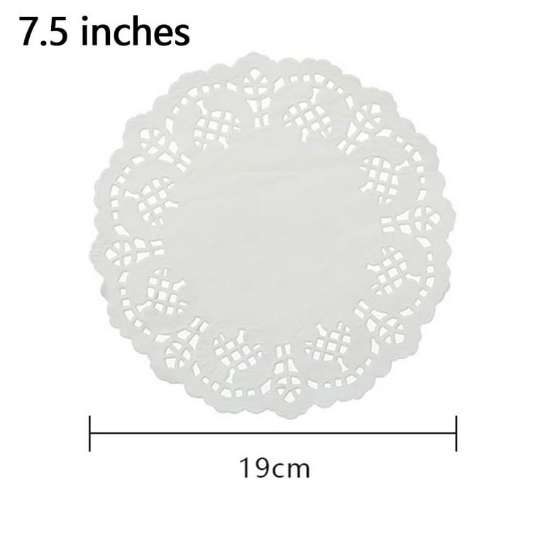 350 PCS Disposable Doilies Paper Lace Assorted Size Food Grade  Decorative Placemats Add Elegance to Serving Tray Plates, Coffee, Cake,  Desert, Table, Tableware Decoration (Round Rectangle Oval White) : Home 