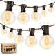 thumbnail image 3 of Cadena de luces LED para exteriores, 100 pies, luz de patio con 52 bombillas de globo regulables G40 inastillables, paquete de 2, 50 pies, impermeable, cadena de luces para colgar en el exterior, para, 3 of 4