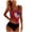 *2-Red, variant on VBVC Women's 2 Piece Padded Tankini Set,Ladies No Steel Bathing Suit,Drawstring Swimsuit For Women,Army Green,Size L