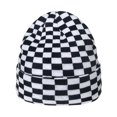 thumbnail image 1 of Mujeres Hombres Sombreros De Invierno Estampado De Vaca A Cuadros Patrón De Cuadros Gorro De Punto Suave Cálido Slouchy Skull Ski Cap, 1 of 5