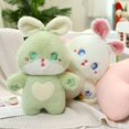 thumbnail image 2 of 23/40cm Cute / Cartoon / Soft / Rabbit Plush Toy / Love Rabbit Doll with Short Legs / Children's Birthday Giftgrey40cm Deng Xun unisex, 2 of 2