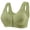 🔥 Green, variant on Everyday Bras Oversize Front Snap Bras for Women Push up Bras for Women No Underwire Bras for Women Breathable Front-Closure Seamless Ice-Silk Bra Wireless Breathable Gathered Adjustable