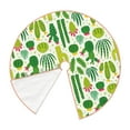 thumbnail image 3 of Kll Cactus Christmas Tree Skirt 30",Party Decorations Farmhouse For Christmas Decorations Holiday Party, 3 of 8