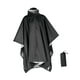 thumbnail image 3 of Poncho de lluvia con capucha, chaqueta impermeable para adultos, resistente al agua, portátil, pulóver de 3 pulgadas Negro, 3 of 9