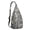 Silver-4, variant on Vintage Boho Sling Backpack – Retro Tribal Ethnic Crossbody Bag, Artistic Geometric Hiking Shoulder Bag for Women & Men, Rustic Floral Travel Daypack