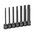 thumbnail image 2 of Grey Pneumatic 3/8" Dr. 7 Pc.  4" Length Metric Hex Driver Set, 2 of 2