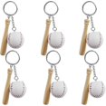 thumbnail image 1 of Llaveros de béisbol y madera ZHAOCHENG Llavero de metal creativo, 1 of 5