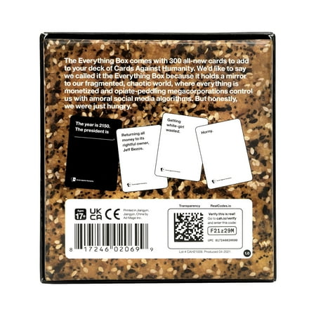 Cards Against Humanity - Cards Against Humanity: Everything Box - Black/White