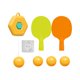 thumbnail image 2 of Juego de autoentrenamiento de mesa colgante Sunnimix Entrenador de ping pong amarillo, 2 of 8