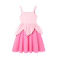 thumbnail image 1 of Disney-Vestido de princesa Frozen para niñas, ropa informal de verano, Elsa, Anna, Rapunzel, Blancanieves, Belle, Vestido de fiesta de cumpleaños, 1 of 4