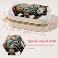 thumbnail image 5 of Rhino Velvet Portable Jewelry Box with Removable Compartment - Necklace, Earring, and Travel Organizer - Gift, 5 of 7