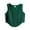 Green A1, variant on qolati 3 Pack Girls Tank Tops Textured Sleeveless Square Neck T-Shirts Asymmetrical Hem Crop Top Blouse 8-14 Years