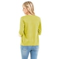 thumbnail image 7 of Made by Olivia Women's Classic Button Down Long Sleeve V-Neck Soft Knit Sweater Cardigan, 7 of 7
