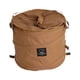 thumbnail image 3 of Bolsa de basura plegable para acampar con cierre de clavos, organizador y reciclable. Marrón, 3 of 9