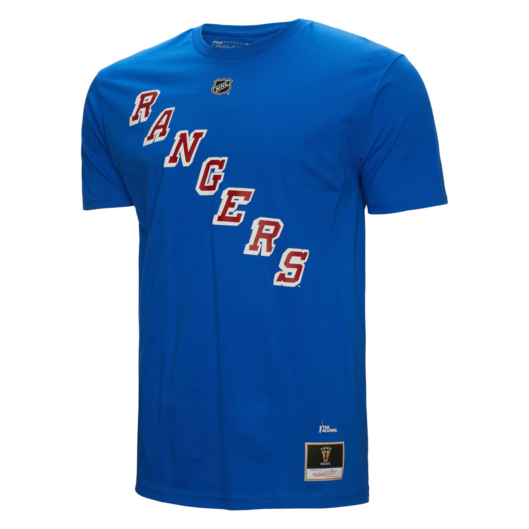 Mitchell & Ness Men's Mike Richter Blue New York Rangers Name and Number T- shirt
