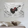 thumbnail image 4 of ONETECH  Funny-Violin-Violins-Violinist-Heartbeat-Gifts For Women Men Tapestry Tapistry Tapestries for Bedroom Living Room Dorm Home Wall Decor Tapestrys for bedroom, 4 of 7