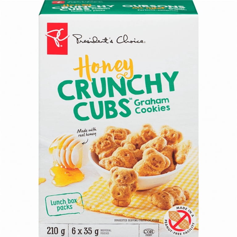 President's Choice Honey Crunchy Cubs Graham Cookies Lunch Box