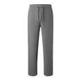 thumbnail image 5 of YDDIAN Womens High Waisted Sweatpants Baggy Plus Size Drawstring Pant Wide Leg Winter Dressy Work Sweatpants with Pockets Gray XL, 5 of 5