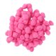 thumbnail image 2 of Bola de algodón para hámster, ropa de cama suave y cálida de invierno para animales pequeños, bola de algodón para hámster, hámster sirio, Chinchilla, rosa roja, 2 of 5