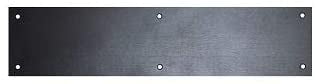 Don-Jo Metal Door Kick Plate 2 Two Pack-Brass Tone 8x28-for 30 Doors-Wood&Metal Mounting-Door Protection-Door Plate-Curb Appeal-Commercial Grade-Interior/Exterior