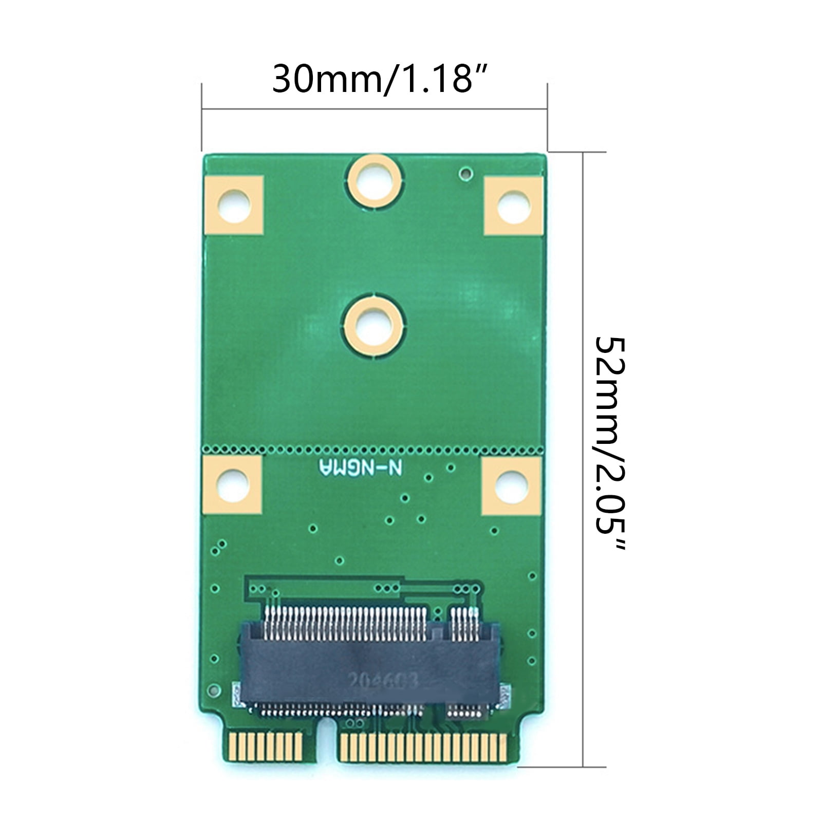 MSATA Mini SSD to NGFF M.2 Sata Interface Adapter Card for 2242 - Walmart.com