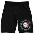 thumbnail image 7 of Demon Slayer Corps Logo Men's Black Sleep Pajama Shorts-Small, 7 of 7