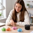 thumbnail image 3 of Halloween Pumpkin Dumpling Squeeze Mystery Box, Mystery Squishy Dumpling, Cute Squishy Dumpling Stress Relief Toy with Realistic Texture, Glitter Stress Relief Squeeze Balls, Party & Birthday Gifts, 3 of 8