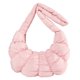 thumbnail image 1 of Bolso Plisado para Mujer Bolso para Axila Bolso Hobo Elegante Algodón (rosa L), 1 of 9