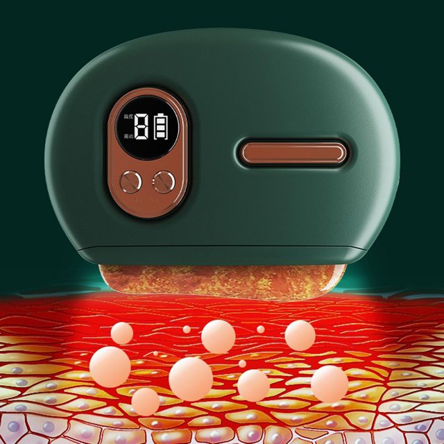 El masajeador facial eléctrico del r de de recgable, mejora áspera Rojo shamjiam raspador de masaje