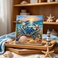 thumbnail image 5 of Underwater Crabs Diamond Art Kit, with Frame Crystal Rhinestone Canvas for Home Wall Decor Relaxing DIY Craft Gift, Gifts for Family and Friends(Crabs), 5 of 8