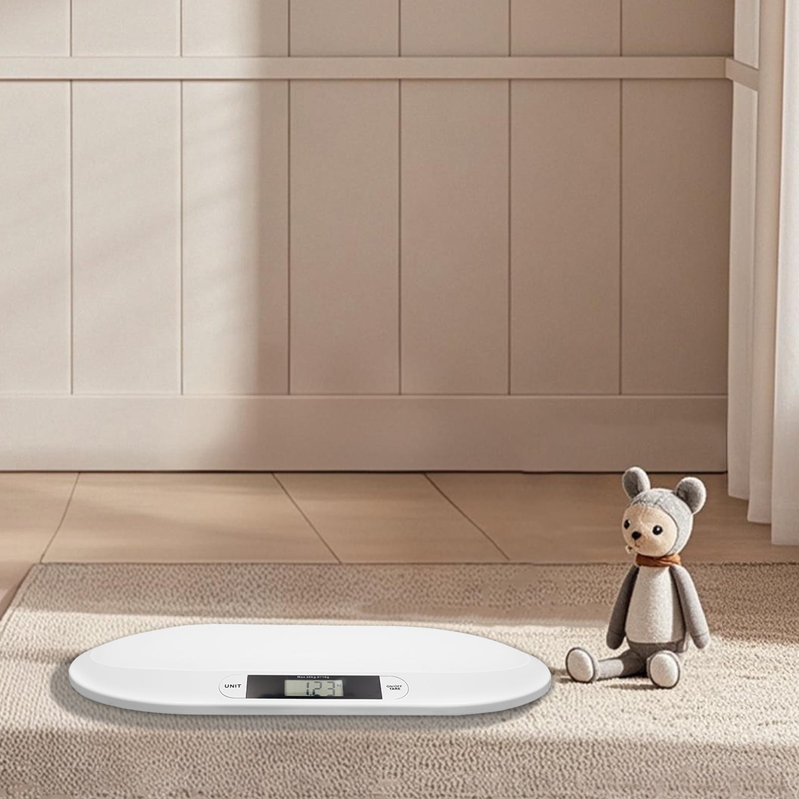 Smart Digital Weigh Comfort Scale with 3 Weighing Mode 44 Pound lbs Capacity