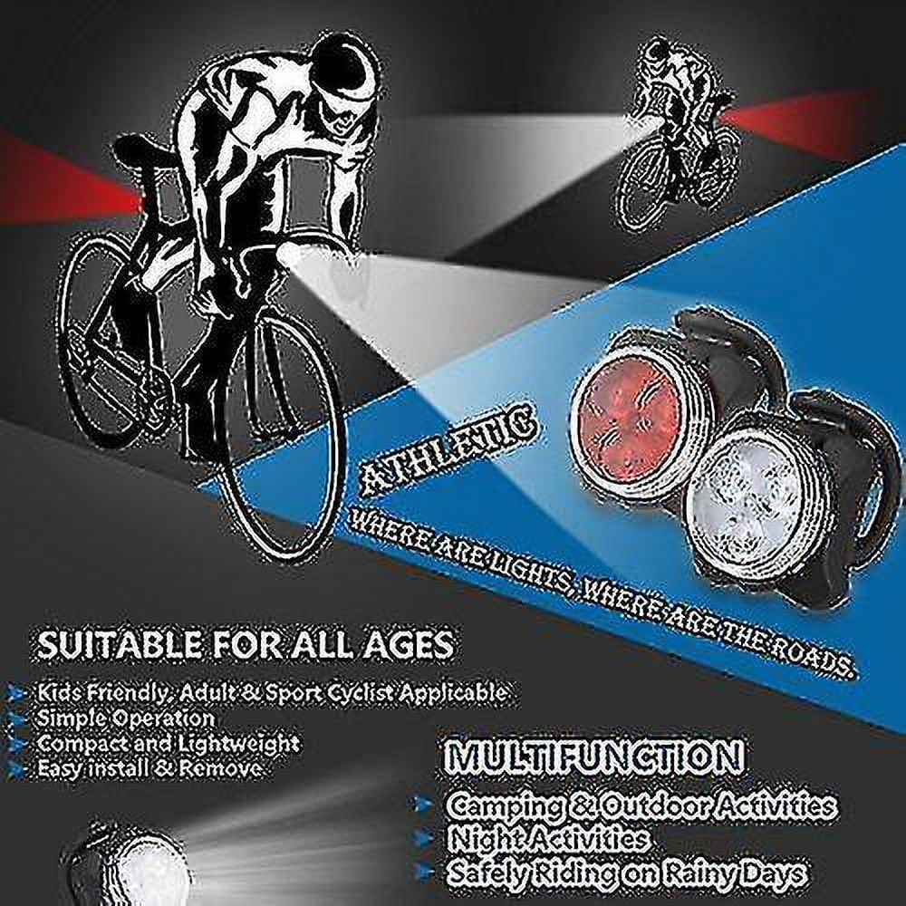 Roofei Bike Light Set Super Bright Usb Rechargeable Bicycle Lights Ipx4 Waterproof Mountain Road Bike Lights Rechargeable Front Light Rear Light B
