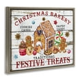 thumbnail image 4 of Stupell Industries Festive Treats Bakery Holiday Painting Brown Floater Framed Canvas Art Prints Wall Art, 31 x 25, 4 of 10