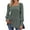 Army Green, variant on Trendy Oversized Bubble Arm Sweatshirt Soft Polyester Comfortable Ladies Tops