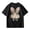 ZC Black, variant on Girls Easter Graphic T Shirt Short Sleeve Crew Neck Cute Print Soft Top Black 3 Years-4 Years