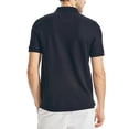 thumbnail image 2 of Polo Nautica para hombre, manga corta, acabado liso, color negro intenso, 2 of 5