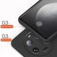 thumbnail image 6 of Compatible with Xiaomi 13 Ultra Case for Women Men, Ultra Slim Xiaomi 13 Ultra Phone Case Silicone Liquid Soft Shockproof Anti-Scratch Protective Cases (Black), 6 of 7
