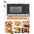 thumbnail image 4 of COMMERCIAL CHEF Small Microwave 0.9 Cu. Ft. Countertop Microwave with Touch Controls & Digital Display, 4 of 7
