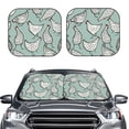 thumbnail image 2 of Haiem Hand Drawn Chickens Car Windshield Sun Shade (2 Pieces) Foldable Windshield Sun Shade Car Accessories for Truck SUV Pickup-Large, 2 of 7