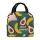 thumbnail image 1 of Easygdp Banana And Avocado Bolsa Térmica Premium - Tela Oxford Impermeable, Gran Capacidad, Bolsillo Frontal, Unisex para Trabajo, Escuela, Actividades al Aire Libre y Picnics, 1 of 8