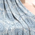 thumbnail image 3 of Blue Ethnic Mandala Pattern Blanket,Comfortable Soft Flannel Throw Blanket,All Season,Warm Lightweight Blankets for Sofa Bed Couch Living Room Chair,30"x40", 3 of 4