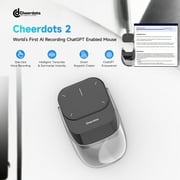 CheerTok Cheerdots 2 Wireless Touchpad All-in-one Pocket AirMouse AI Recording ChatGPT Enabled Mouse Presenter Smart Phone Remo
