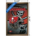 thumbnail image 3 of NFL Tampa Bay Buccaneers - Helmet 16 Wall Poster, 14.725" x 22.375", Framed, 3 of 6