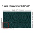 thumbnail image 3 of Homewish Teens Cyan Stripes Fabric by the Yard 1 Yard, Neon Gradient Triangle Room Decor Fabric by the Yard, Chic Abstract Ombre Sewing Fabric, Luxury Bedroom Decor, 3 of 6