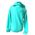 thumbnail image 2 of Victoria's Secret Pink Perfect Full Zip Hoodie Blue Teal Logo Size Medium NWT, 2 of 2