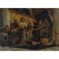thumbnail image 2 of Edward Mitchell Bannister 18x14 Black Ornate Wood Framed Double Matted Museum Art Print Titled - Salome Receiving the Head of John the Baptist (1890), 2 of 5