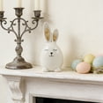 thumbnail image 7 of Easter Home Decor Ceramic Bunny Rabbit Figurine Porcelain Statue for Spring Tabletop Shelf Mantel Centerpiece Decoration, 7 of 7