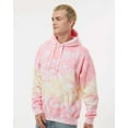 thumbnail image 2 of Colortone Tie Dye Pullover Hoodie for Women and Men, Funnel Cake, 2X-Large, 2 of 5